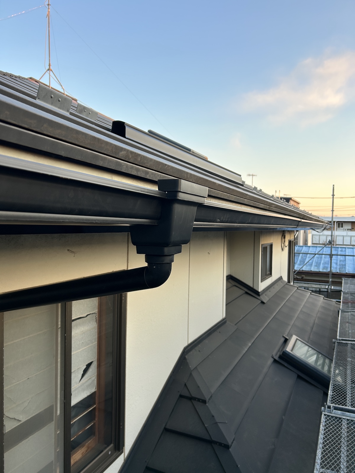 雨樋交換工事　海老名市