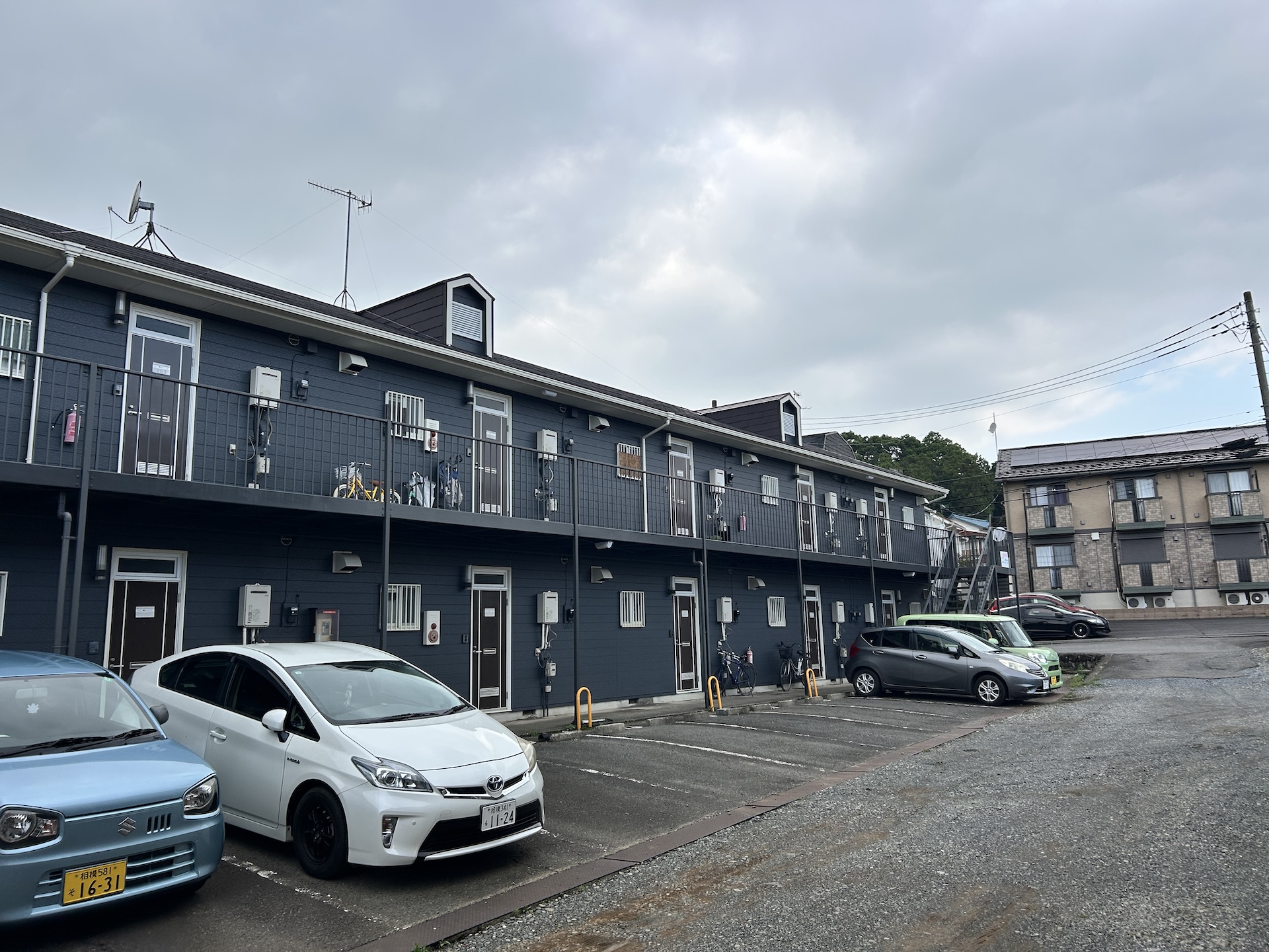 アパート外壁塗装２　厚木市